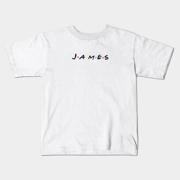 James Tshirt for Men Personalized Simple Gift with Name Kids T-Shirt by name-tshirt